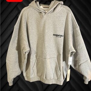 Fear Of God Essentials Dark Oatmeal Men's Hoodie